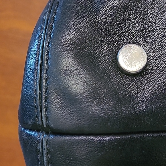 Coach Black Leather Satchel - Picture 10 of 10